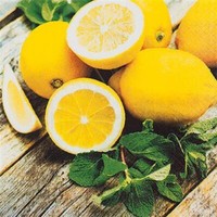 20 Servietten Lemon Zitronen FrüChte Sommer SüDen Erfrischung Tischdeko 33X33Cm