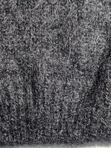 Tam O Shanter Womens Sweater Size Medium Black Mohair Cowl Neck Vintage Slouchy - Picture 10 of 11