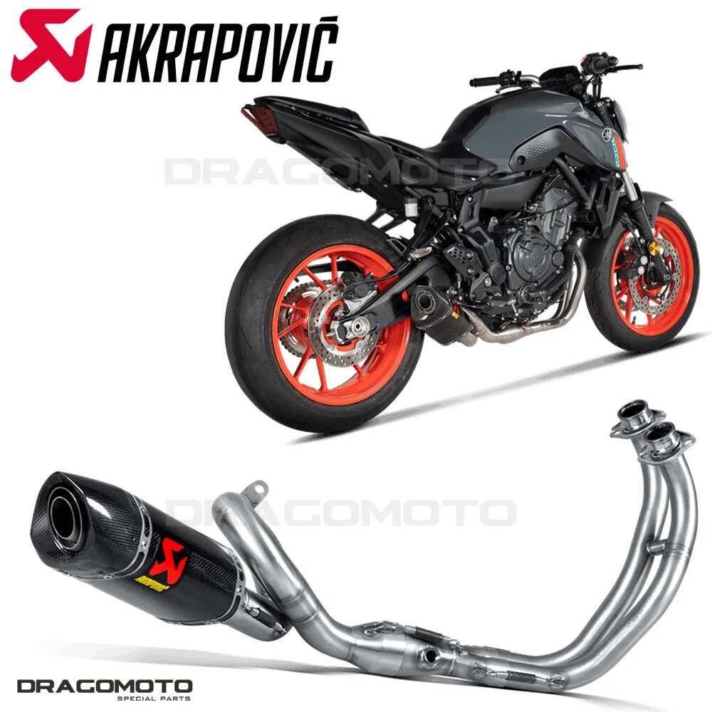 YAMAHA MT 07 XSR TRACER 700 2014 2023 Auspuffanlage AKRAPOVIC