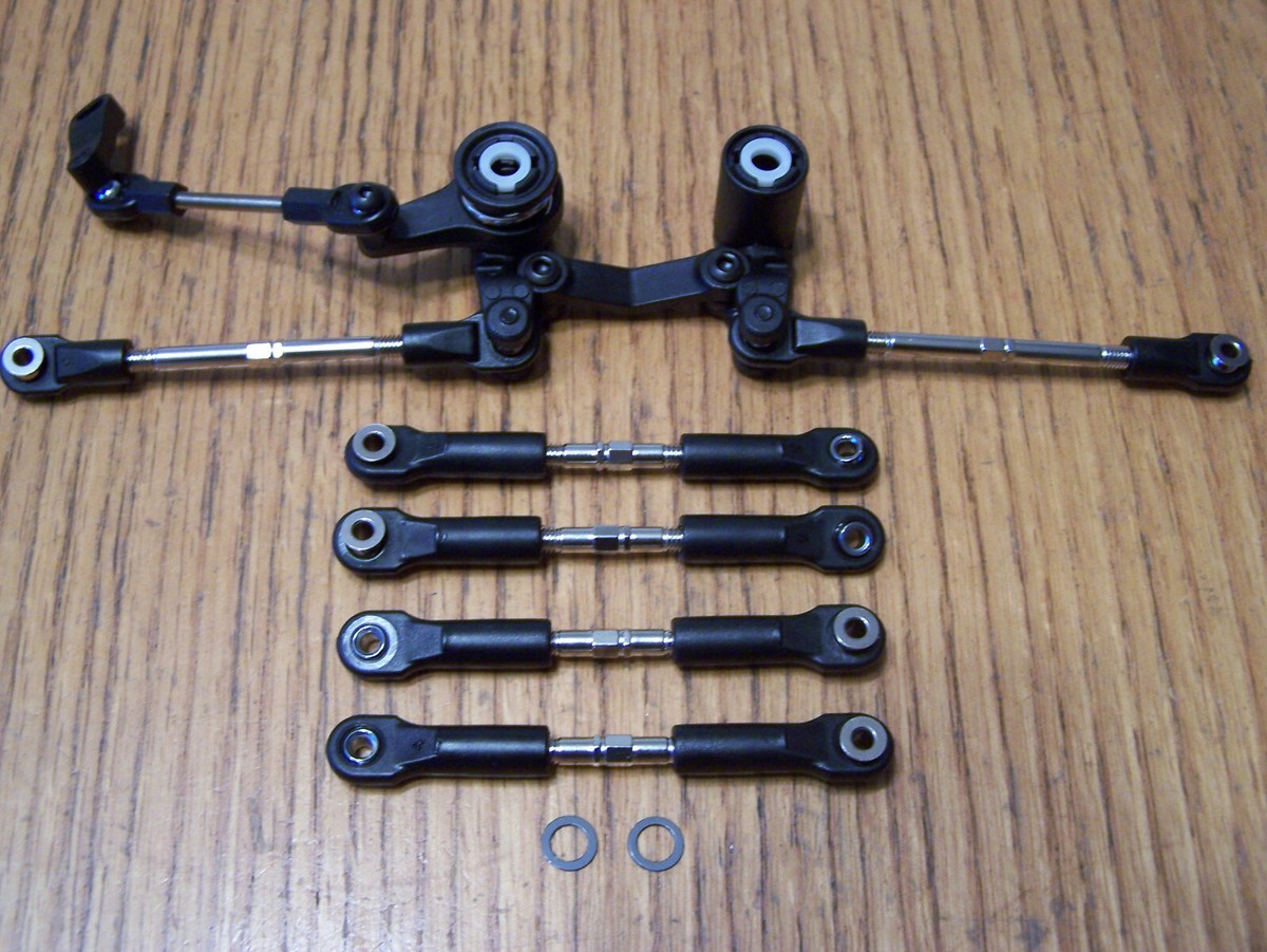 Traxxas 1/10 VXL 2wd Slash Steering Bellcrank Servo Saver Turnbuckle  Tie-rods