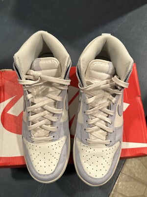 Size 8.5W - Women's Nike Dunk High Football Grey Pale Ivory DD1869