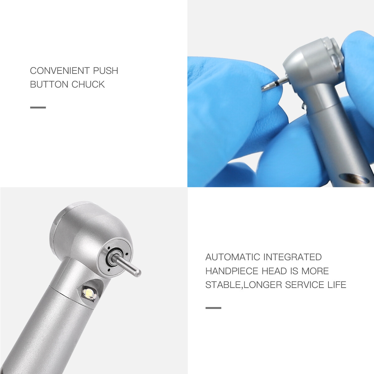 Jual Dental LED High Speed Large Torque Handpiece Low Noice B2 M4 High Rotation Turbine Tip 3 Water Spray Dentistry Dentist Tools I.1614524631