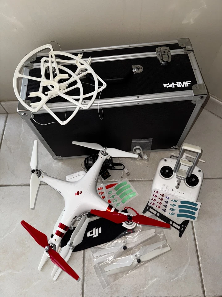 [Batterie neuve] Drone dji phantom 3 standard + boite de rangement/transport  - Photo 2/4