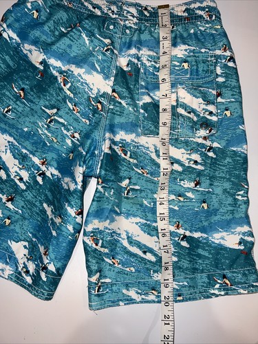 Boys Youth XL Swimming Swim Shorts trunks GapKids Blue Surf - Picture 8 of 11