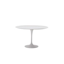 Tavolo Saarinen design Mod. Tulip rotondo 120 bianco