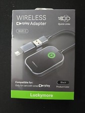 Luckymore Wireless Carplay Adapter, Converts Wired to Wireless. FREE SHIPPING.