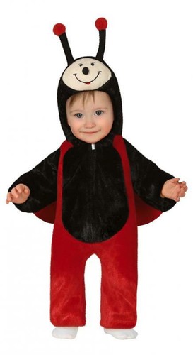 COSTUME COCCINELLA BAMBINA BIMBA NEONATA 12-18 MESI CARNEVALE | eBay