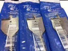  3 Qty- Tru Cut 61150006 Wood Bit Spade Bit 1-1/2" x 6" Made in the USA