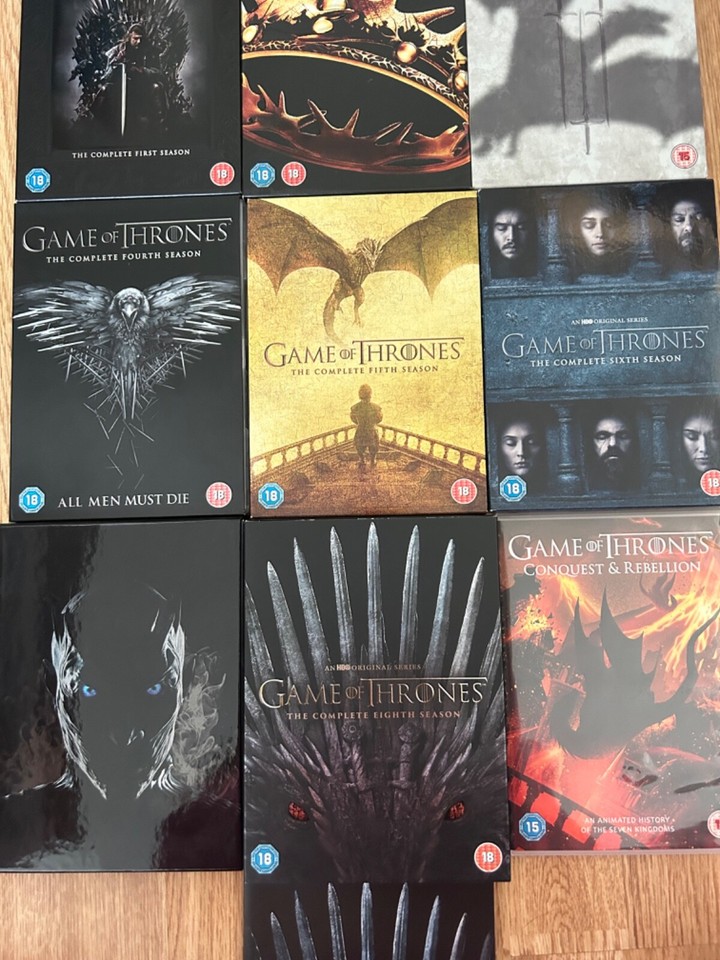 Game of thrones dvds season 18 eBay