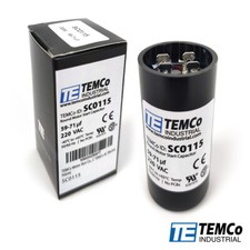 TEMCo 59-71 uf/MFD 220 VAC volts Round Start Capacitor 50/60 Hz -Lot-1