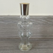 Vintage - Avon - Christmas Soldier - Nutcracker Bottle - First Flowers - Cologne