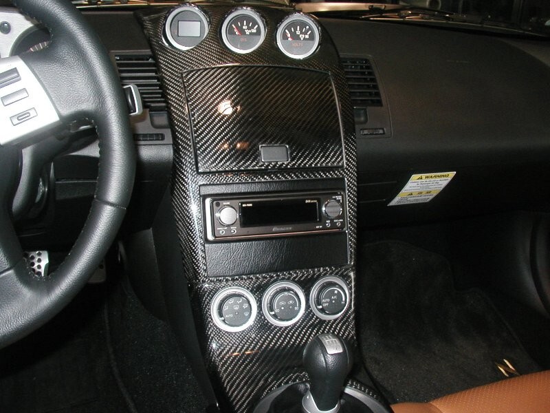 03-05 350Z Carbon fiber dash covers Z33 | eBay