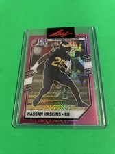 NFL Leaf Pro Set Hassan Haskins 1/1 Unsigned Proof