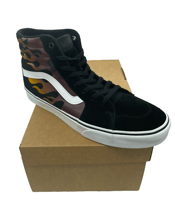 Vans Unisex Filmore Hightop Platform Sneaker Black/Flame Size 11.5