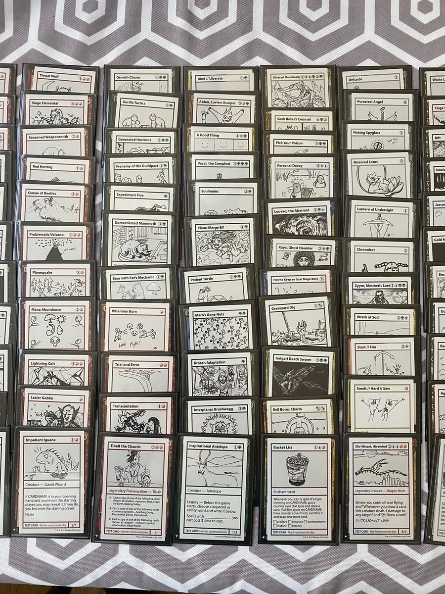 MTG COMPLETE SET Mystery Booster PLAYTEST Cards (121/121) 1st Ed