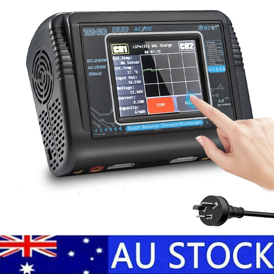 LiPo Battery Charger RC Balance Fast Charger Discharger 240W 10A Battery Charger - image 4 of 4