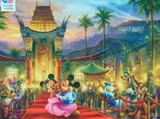 .PUZZLE..JIGSAW..DISNEY...Mickey And Minnie Hollywood..750pc...Sealed