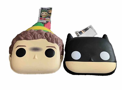 Funky Pop Big Head Masks - Batman - Buddy The Elf - With Tags