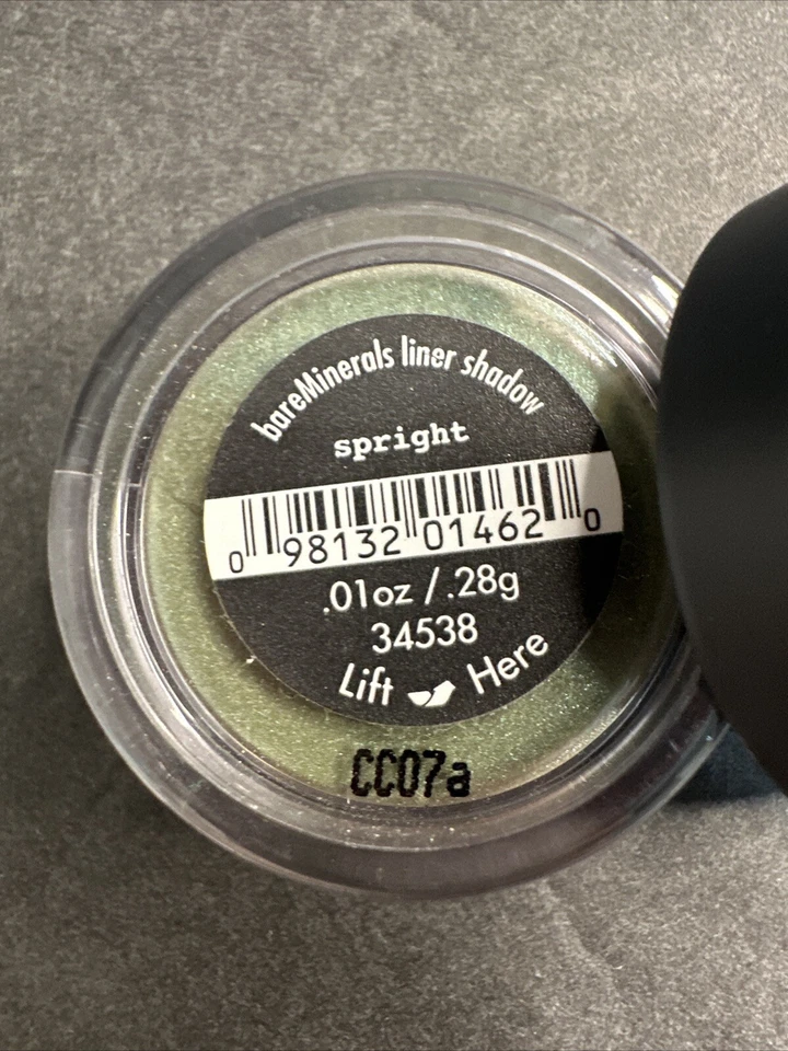 i.d. bareMinerals Eye Liner Shadow SPRIGHT Green Loose Powder .01oz .28g NEW - Image 2 of 2