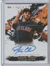 AARON CIVALE 2021 Topps Inception AUTOGRAPH 116/299 Cleveland Indians Guardians