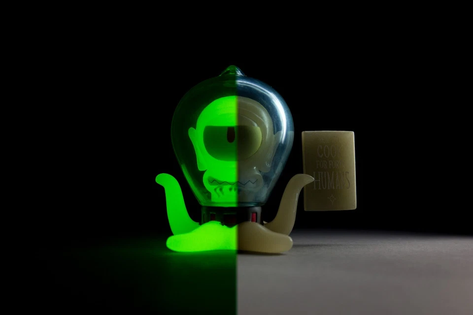 Kang and Kodos 3" Mini Set GID Simpsons x Kidrobot IamRetro Exclusive SEALED - Image 3 of 4