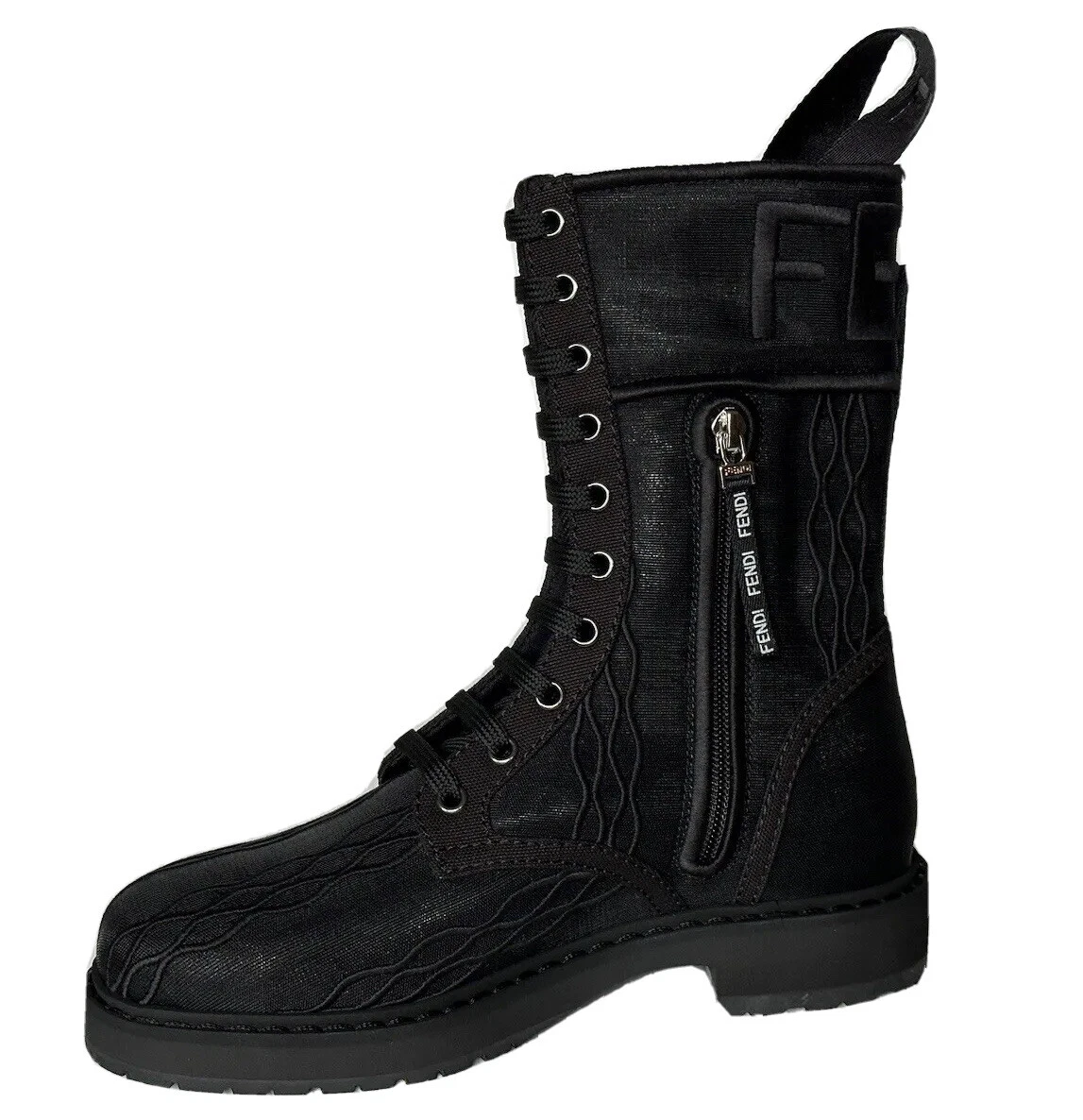 Fendi top motorcycle boots