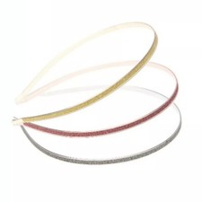 La.ta.da Glitter Metallic Headbands-3 pack - Chic Hair Accessories Girl