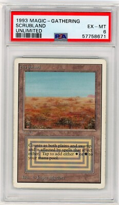 MTG Scrubland 2ED アンリミテッド unlimited 英語 MTG Scrubland 2ED アンリミテッド unlimited 英語