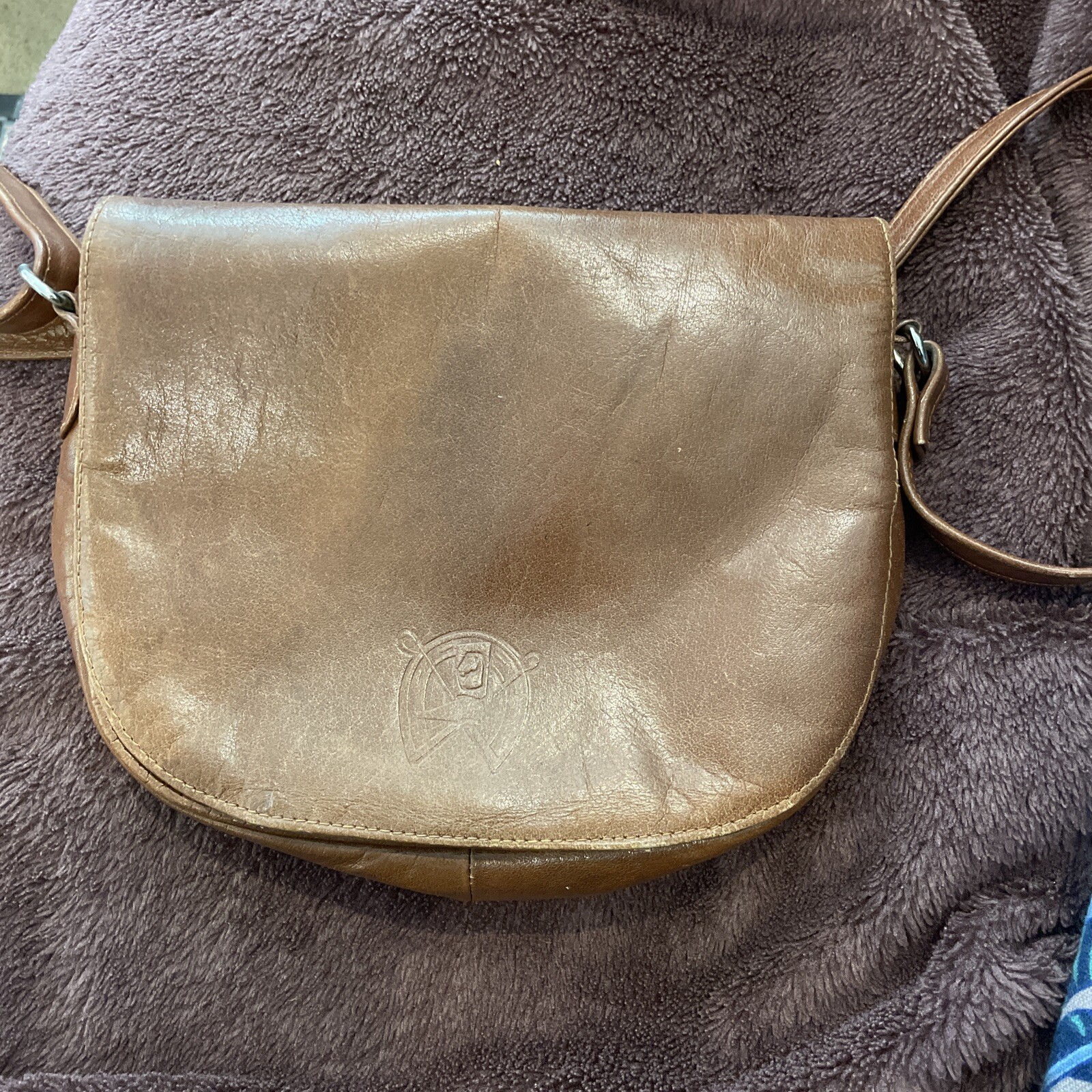 Nookie London Leather Bag With Shoulder Strap