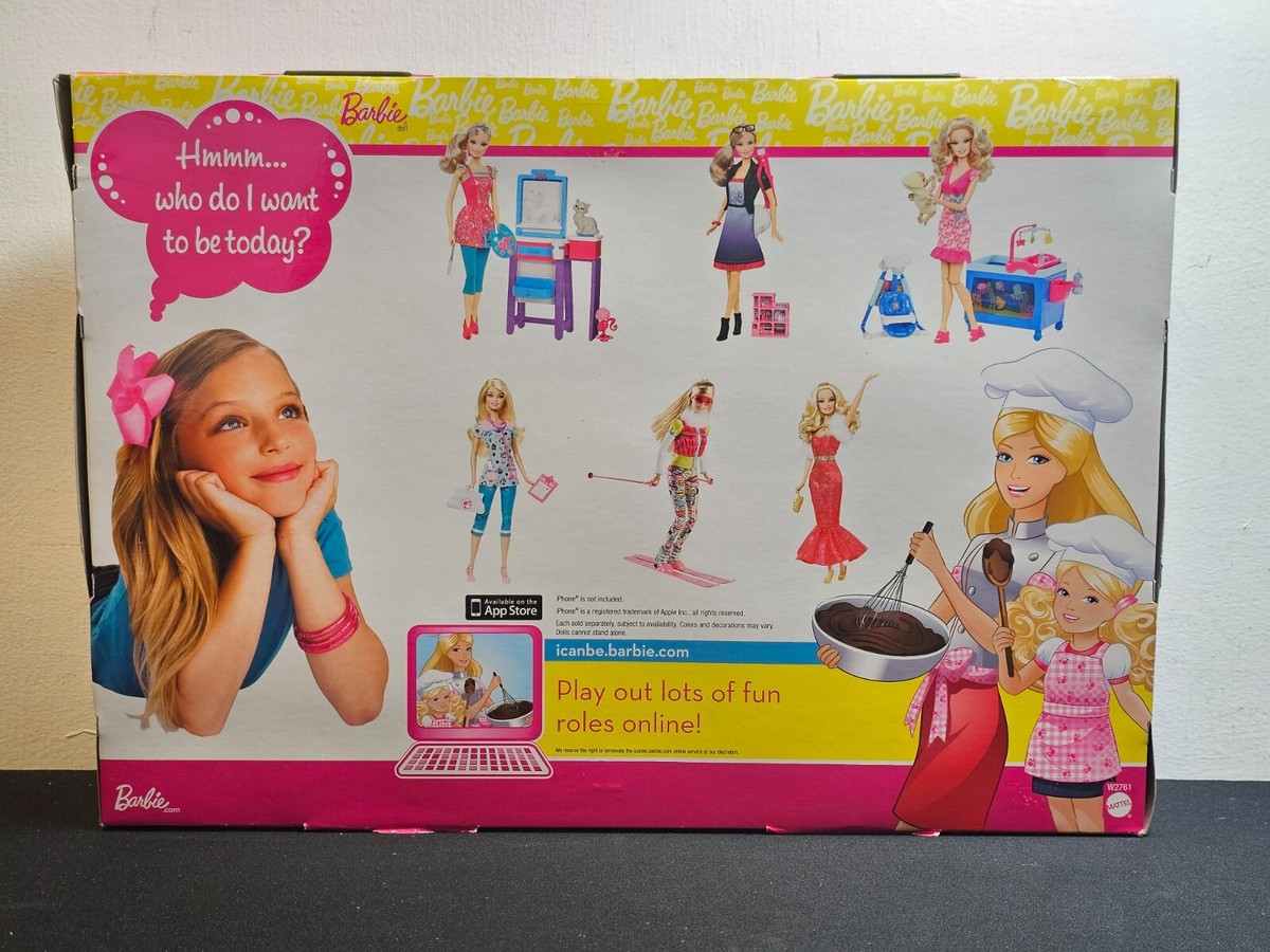 Barbie & Kelly I Can Be Cooking Teacher Mattel NIB 2010 Playset