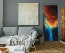 3D Color Starry Sky ZHU762 Door Wall Mural Photo Wall Sticker Decal Wall Amy