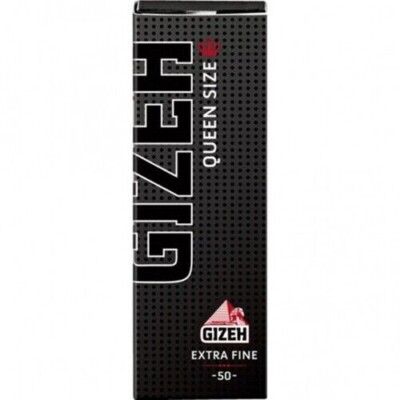 10 x Gizeh Black Queen Size 1 1/4 pro Heftchten 50 Blatt -Zigarettenpapier-