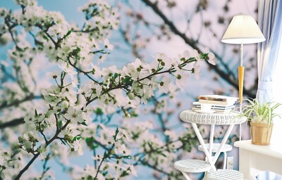 3D Flower Branch 7300 Wallpaper Mural Paper Wall Print Indoor Murals CA Sinsin