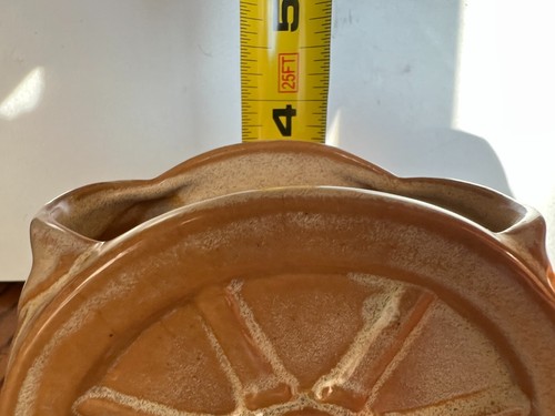 Vintage Wagon Wheel Aida Clay Frankoma Holder - Picture 8 of 9