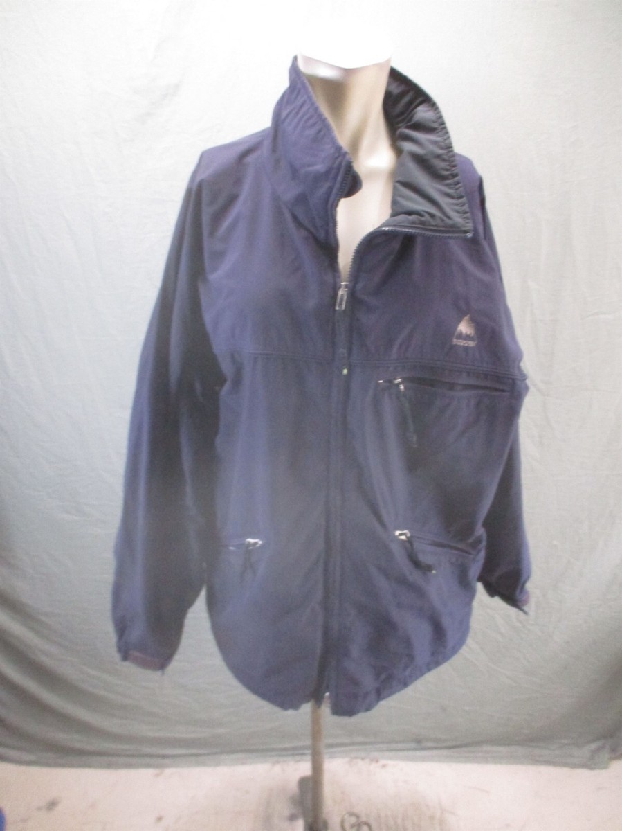 BURTON Size M Mens Blue Full Zip Stand Collar Powder Skirt