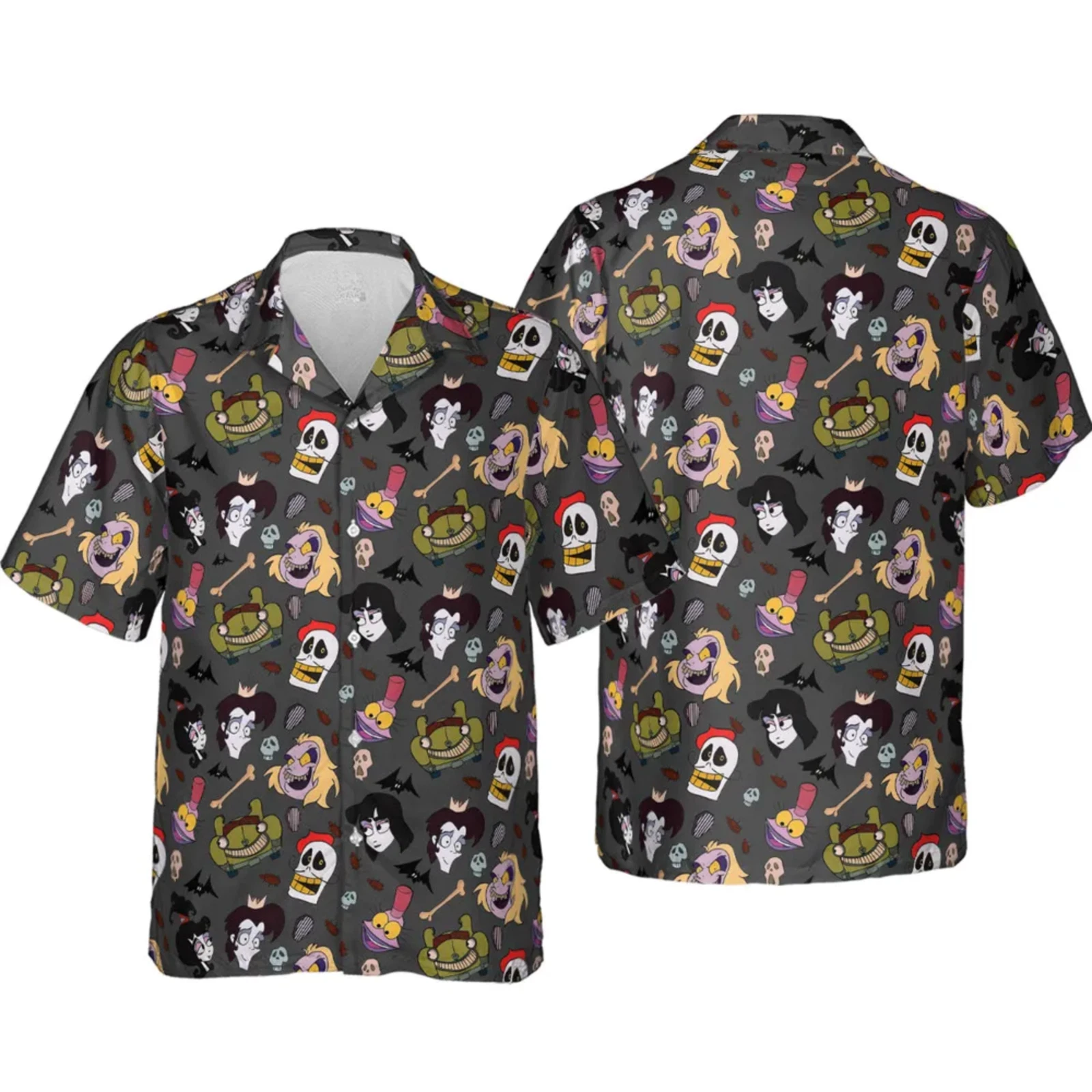 Beetlejuice Animated Hawaiian Shirt for Men