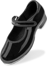 Tap Shoes for Girls Toddler Boys PU Leather Dance Shoes Toddler/Little Kid/Big K