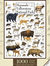MasterPieces - Mammals of Yellowstone National Park 1000 Piece Jigsaw Puzzle