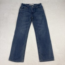 Levis 505 Jeans Boys 14 Regular 27x27 Blue Medium Wash Straight Leg Classic