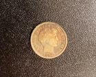 1901 Silver Barber Liberty Head Dime - VG condition