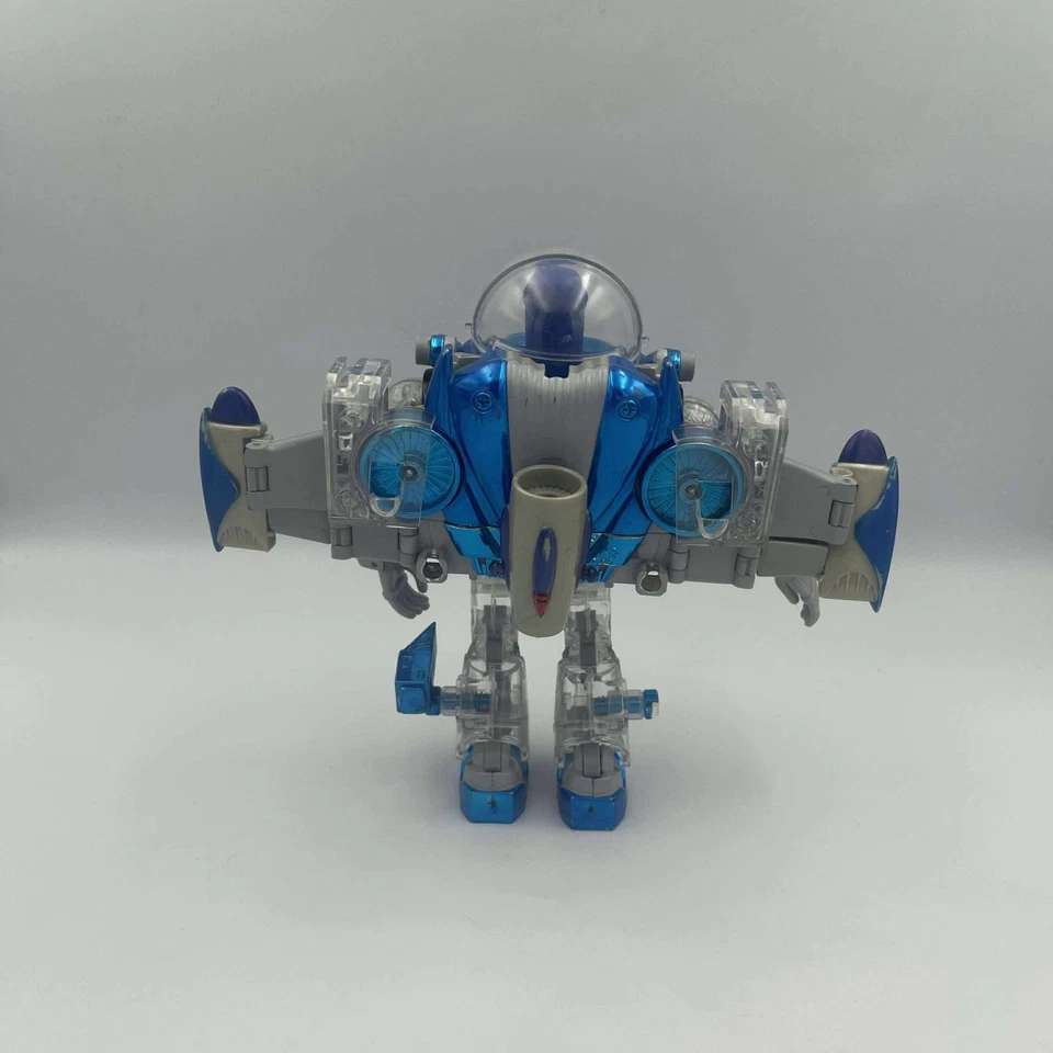 Toy Story Mega Morpher Blue Transformer Buzz Lightyear Rare Action Figure 8 inch - Image 4 of 4