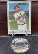 2019 Topps Heritage 1970 Cloth Stickers Paul Goldschmidt #8 of 15