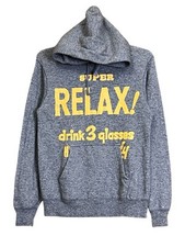 Vintage HYSTERIC GLAMOUR super relax ripped style hoodies /size M 19.5 /27