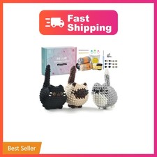 Zepiany Cat Crochet Kit for Beginners