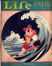 1927  Life Magazine  A Wet Smack  Alibi Contest    Acceptable Condition