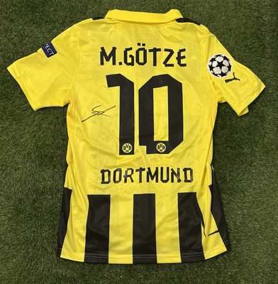 Mario Götze Signed Borussia Dortmund 2012/13 Home Shirt | eBay UK