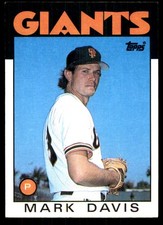 Mark Davis 1986 Topps #138 Giants MLB READ FREE SHIPPING AutographDen