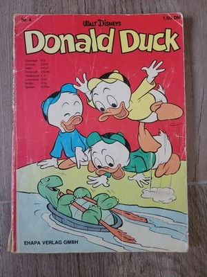 Donald Duck Nr. 4   Ehapa Verlag   Original Comic Heft   Klassiker 