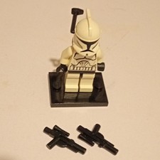 Lego - Star Wars - Clone Trooper With Dark Bluish Grey Rangefinder  - SW0200