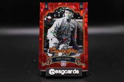 2012 Panini Cooperstown - Fred Clarke #25 Red Crystal Collection /399